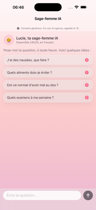 GrossesseIA — sage-femme IA en français